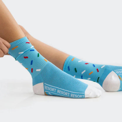 Ten Speed Hero Sprinkles Ribbed Crew Socks