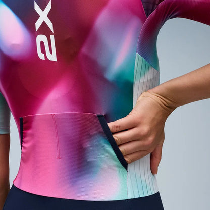 2XU Women's Aero Sleeved Trisuit H27