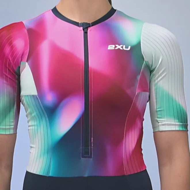2XU Women's Aero Sleeved Trisuit H27
