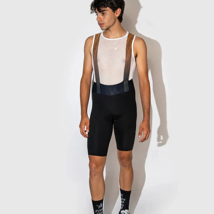 Ostroy Men's Espresso Seamless Bib Short