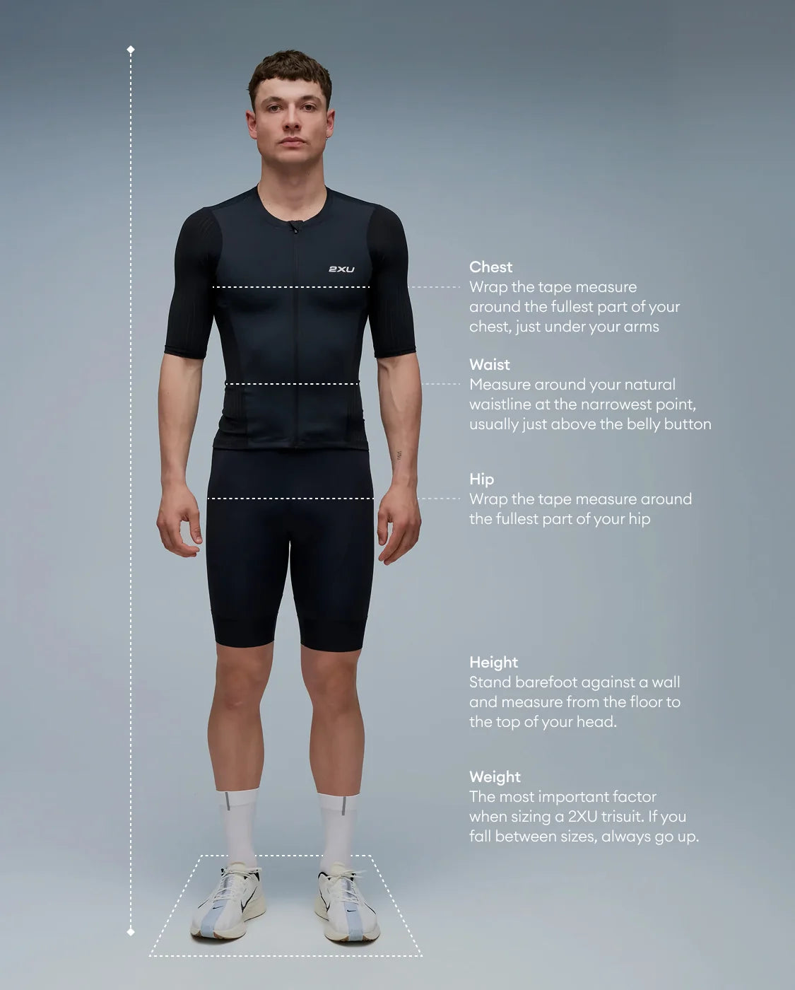 2XU Men's Aero Sleeved Trisuit H27
