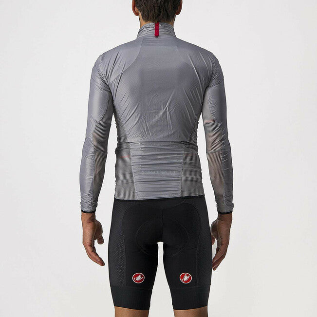 Castelli Men's Aria Shell Jacket/Silver Gray – Cycle Closet